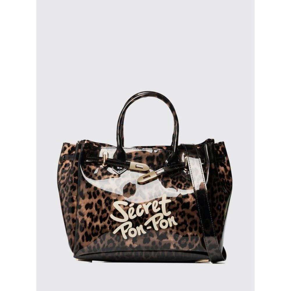 Secret Pon-Pon Handbag Woman Brown